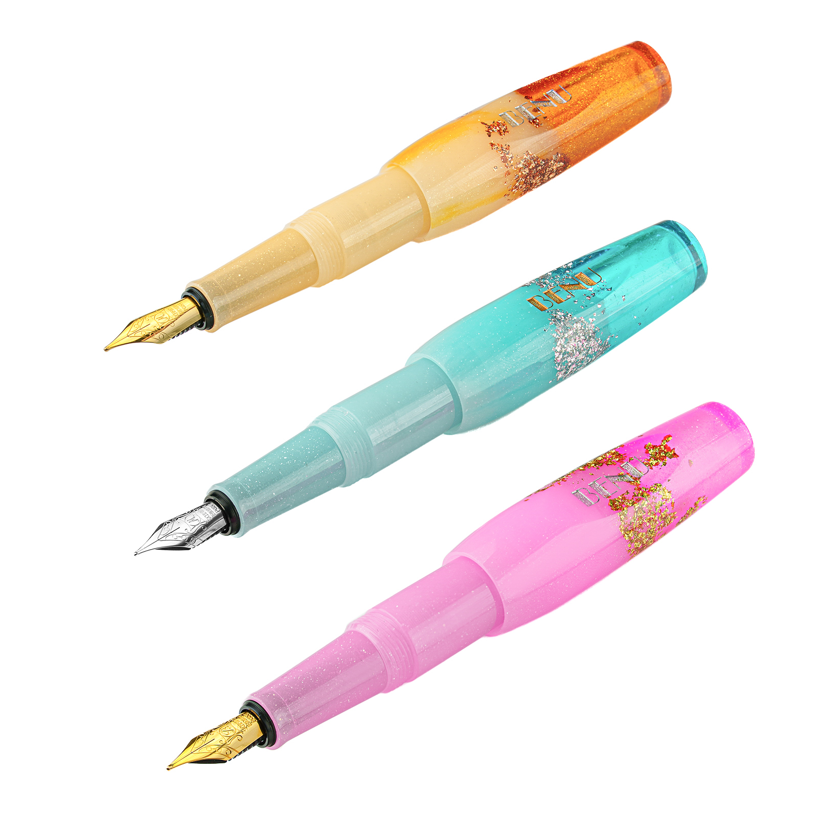 Enchanted Pastels — set of 3 pens